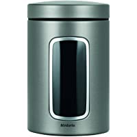 Brabantia 288425 - Bote con mirilla- 1-4 l- color gris